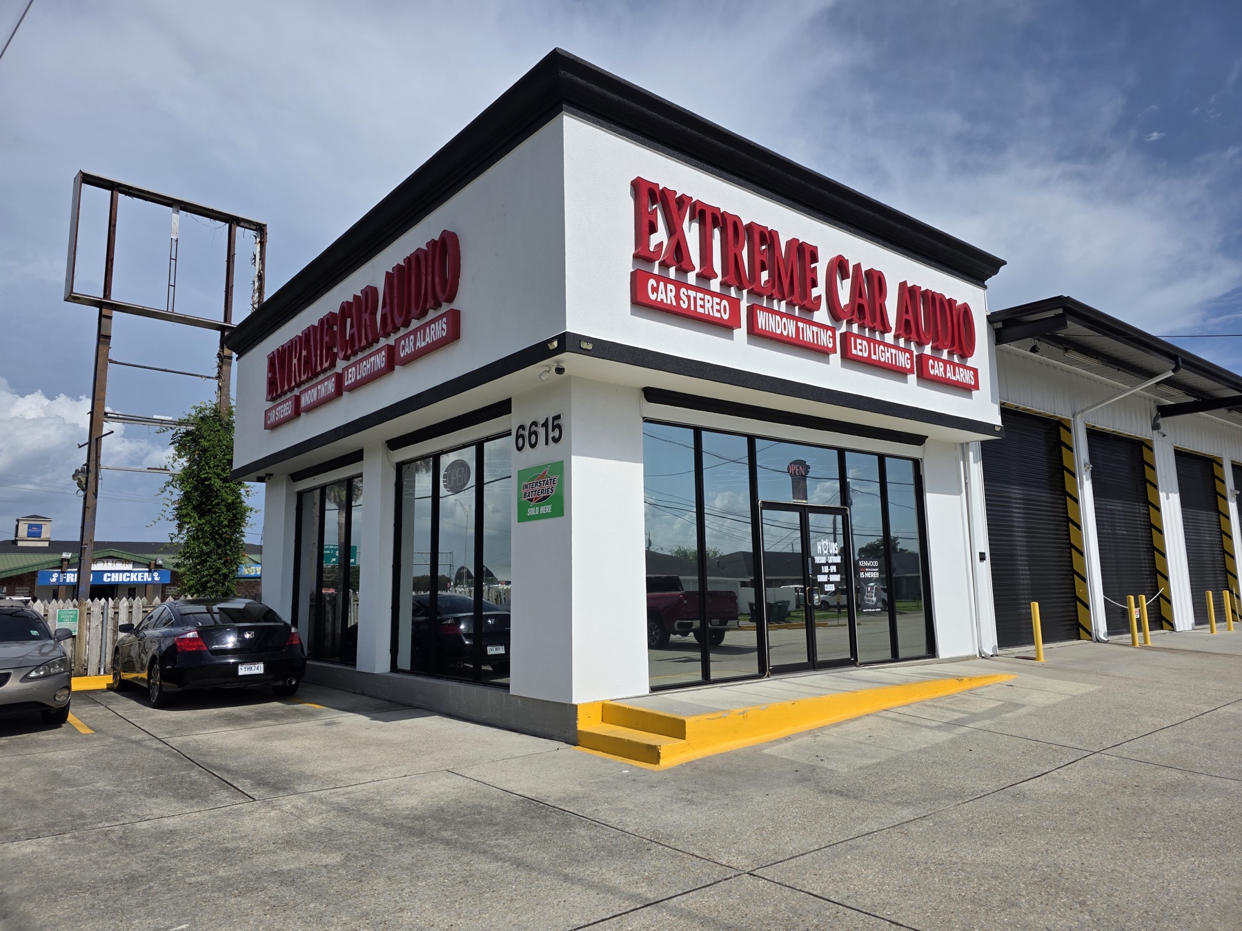 Extreme Car Audio storefront on the Westbank Expressway
